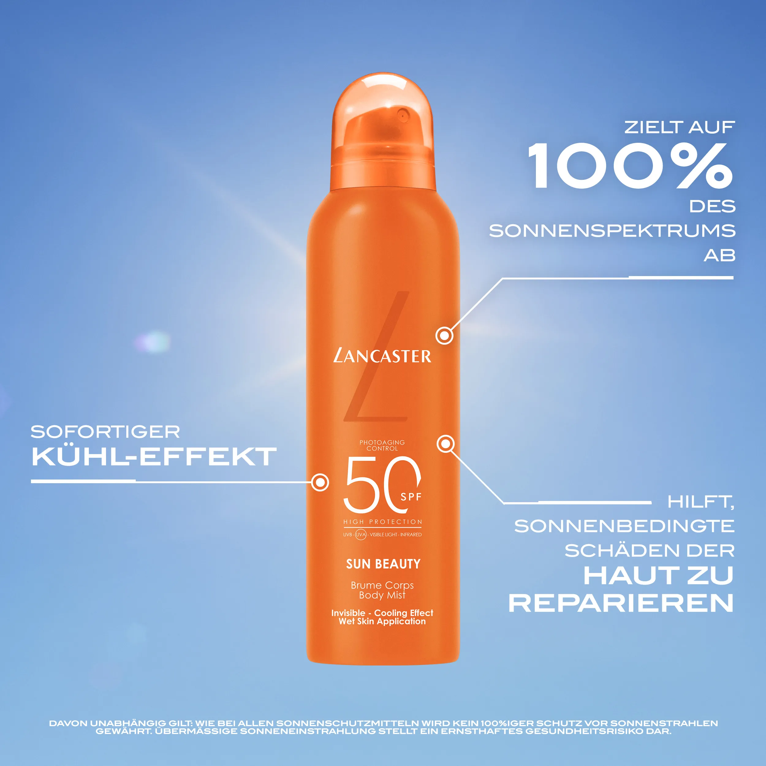 Lancaster Sun Beauty Body Mist SPF50