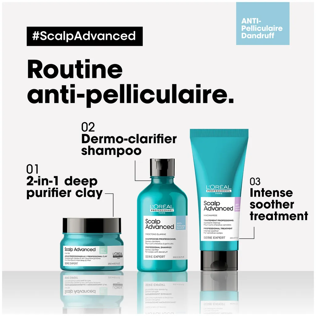 L'Oréal Scalp Advanced Anti-Dandruff Dermo-Clarifier Shampoo