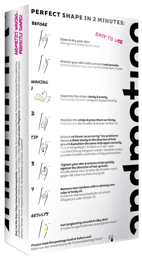andmetics Essential Set for Women - andmetics Body Wax Strips