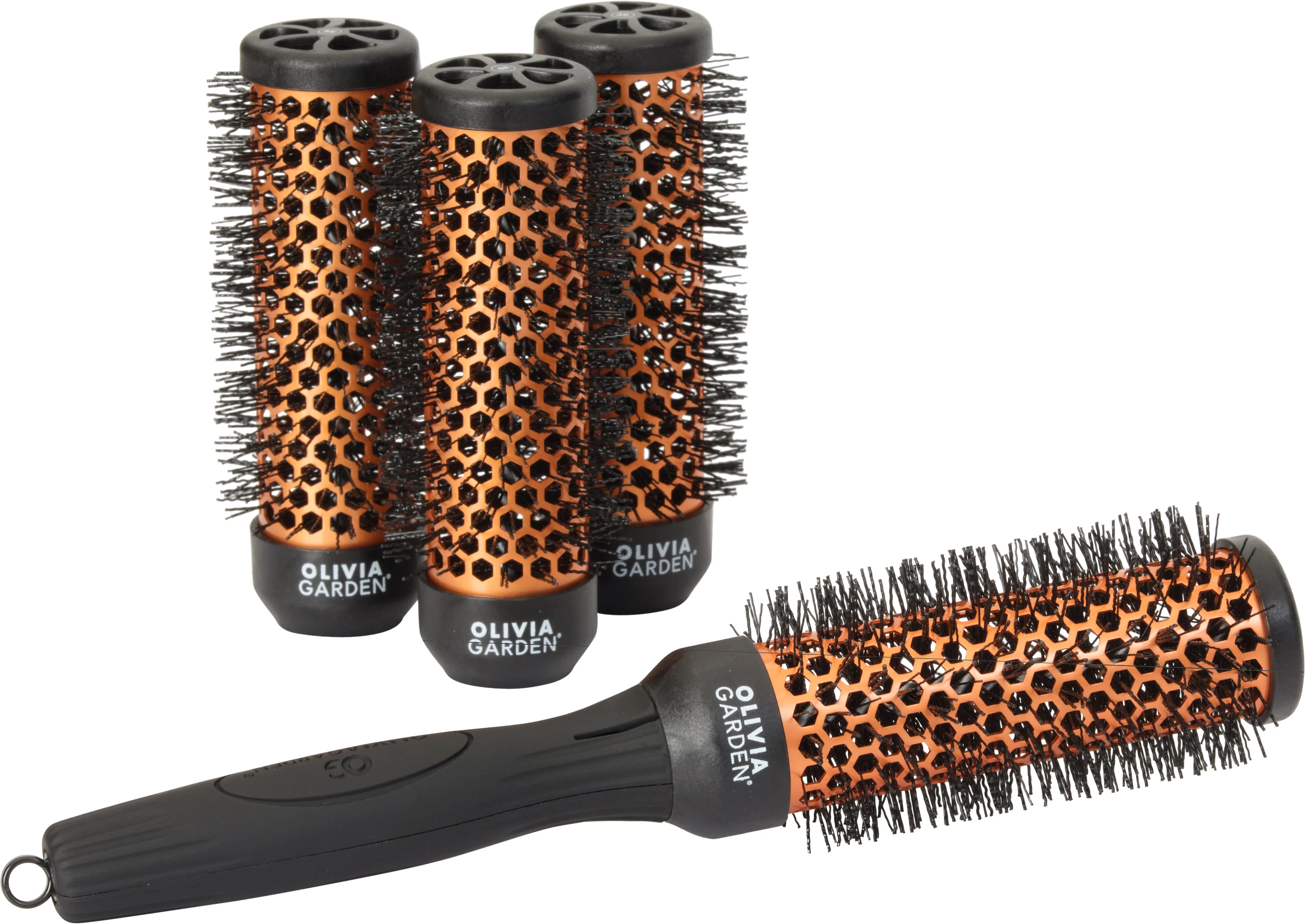 Olivia Garden Multibrush 4er Set mit Griff