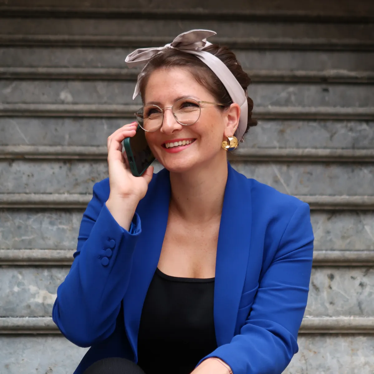 Lotta Curls Lockenband Satin Cotton Champagne