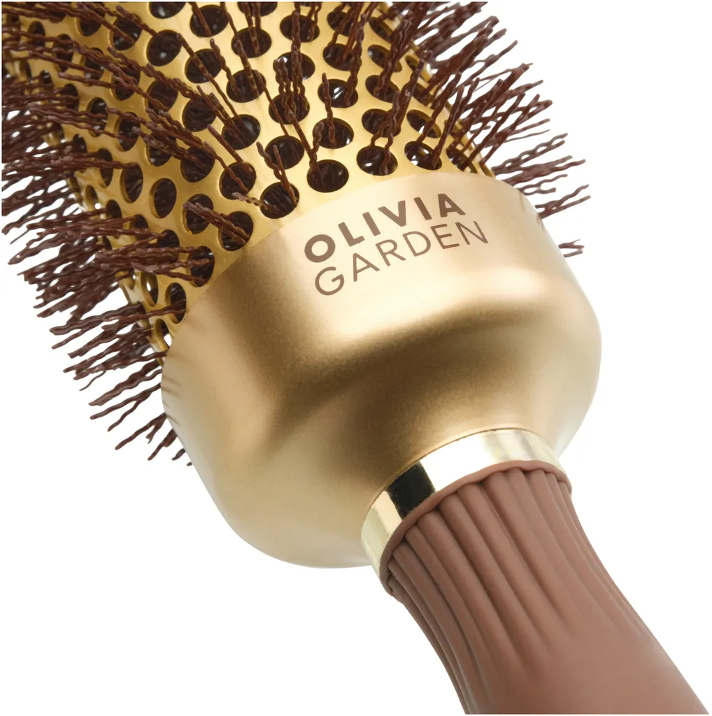 Olivia Garden Expert Blowout Speed Wavy Bristles Gold & Brown