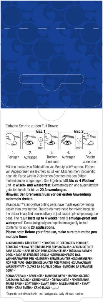 BeautyLash Full Brow Tinting Pen Two Go