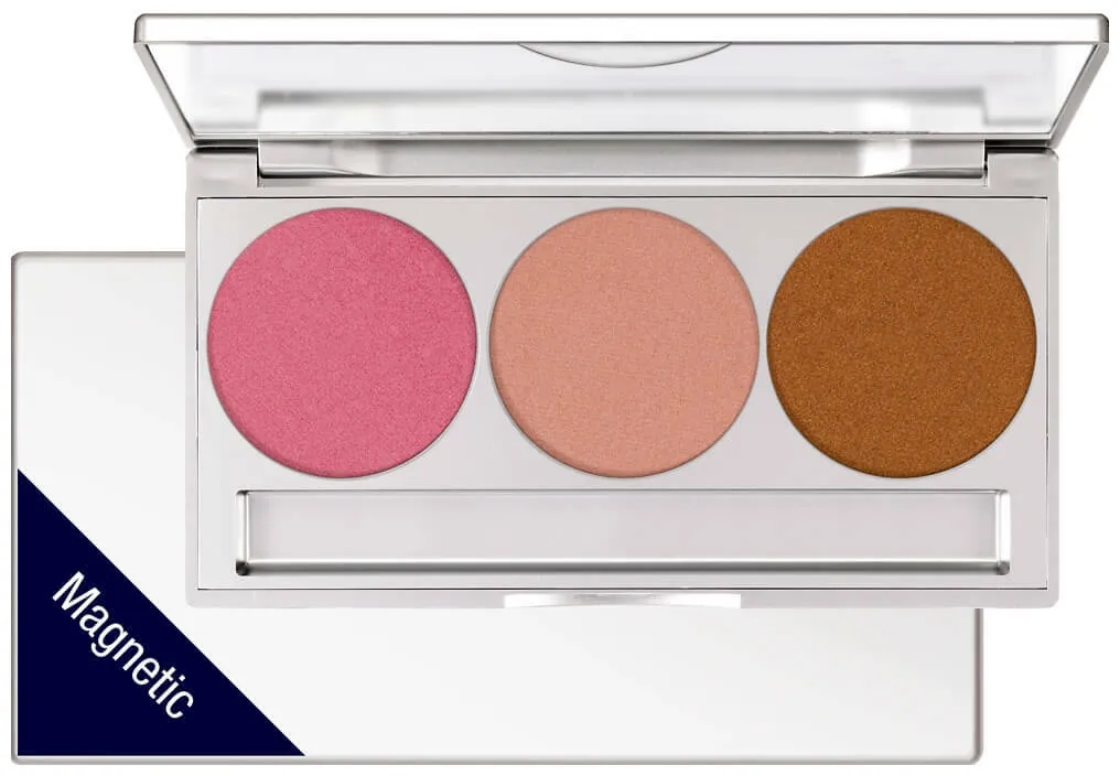 Kryolan Glamour Glow Palette Trio Set magnetisch