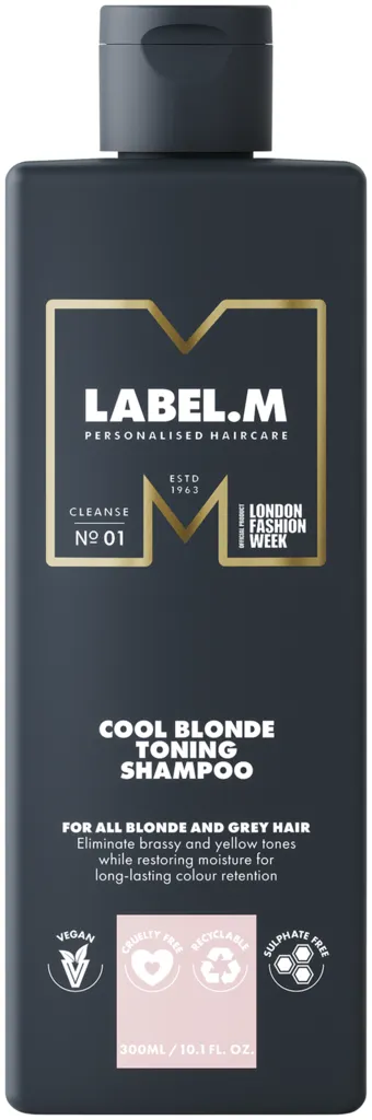 LABEL.M Cool Blonde Toning Shampoo