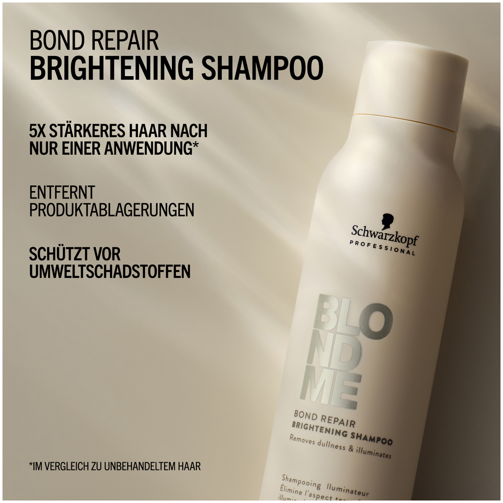 Schwarzkopf BLONDME Bond Repair Brightening Shampoo