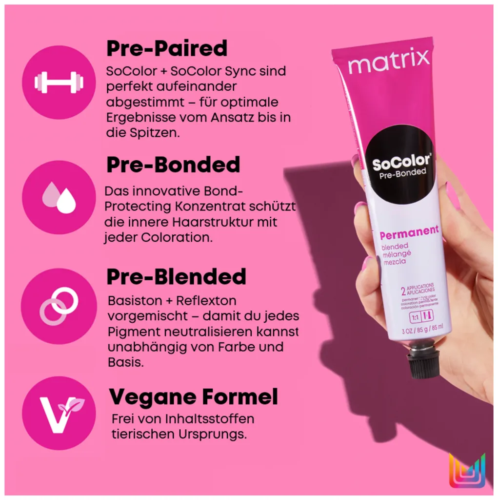 Matrix SoColor Pre-Bonded Natürliche Nuancen