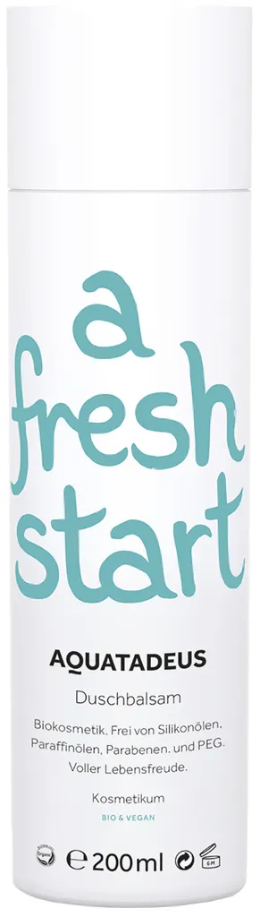 Aquatadeus Duschbalsam - a fresh start