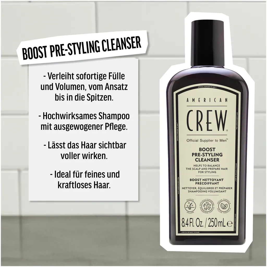American Crew Boost Pre-Styling Cleanser