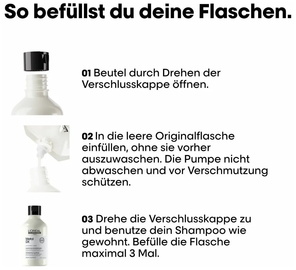 L'Oréal Série Expert Metal DX Refill Shampoo