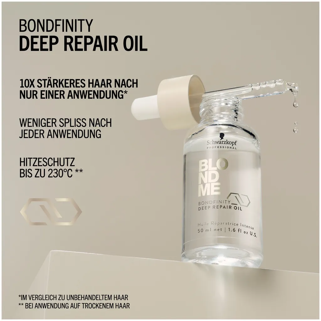 Schwarzkopf BLONDME Bondfinity Repair Oil