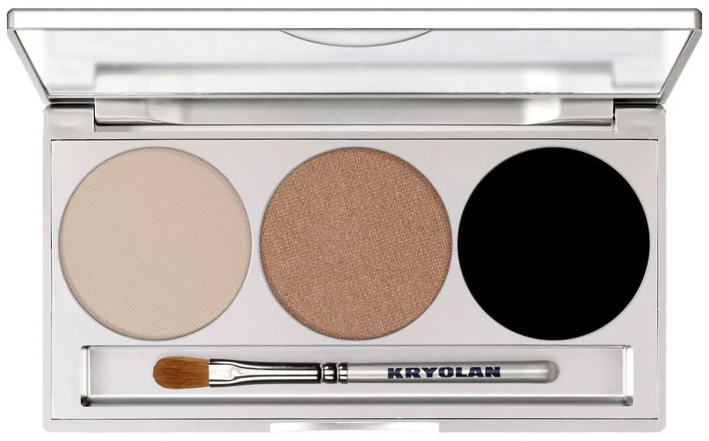 Kryolan Eye Shadow Palette - Smokey Collection Trio Set magnetisch