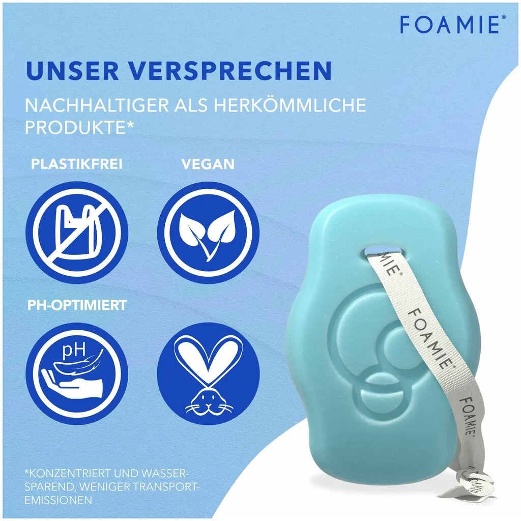Foamie Hyaluron Shampoo Bar Feste Pflege für Feuchtigkeit