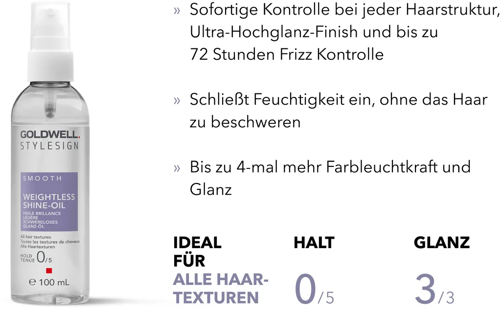 Goldwell Stylesign Smooth Weightless Shine-Oil