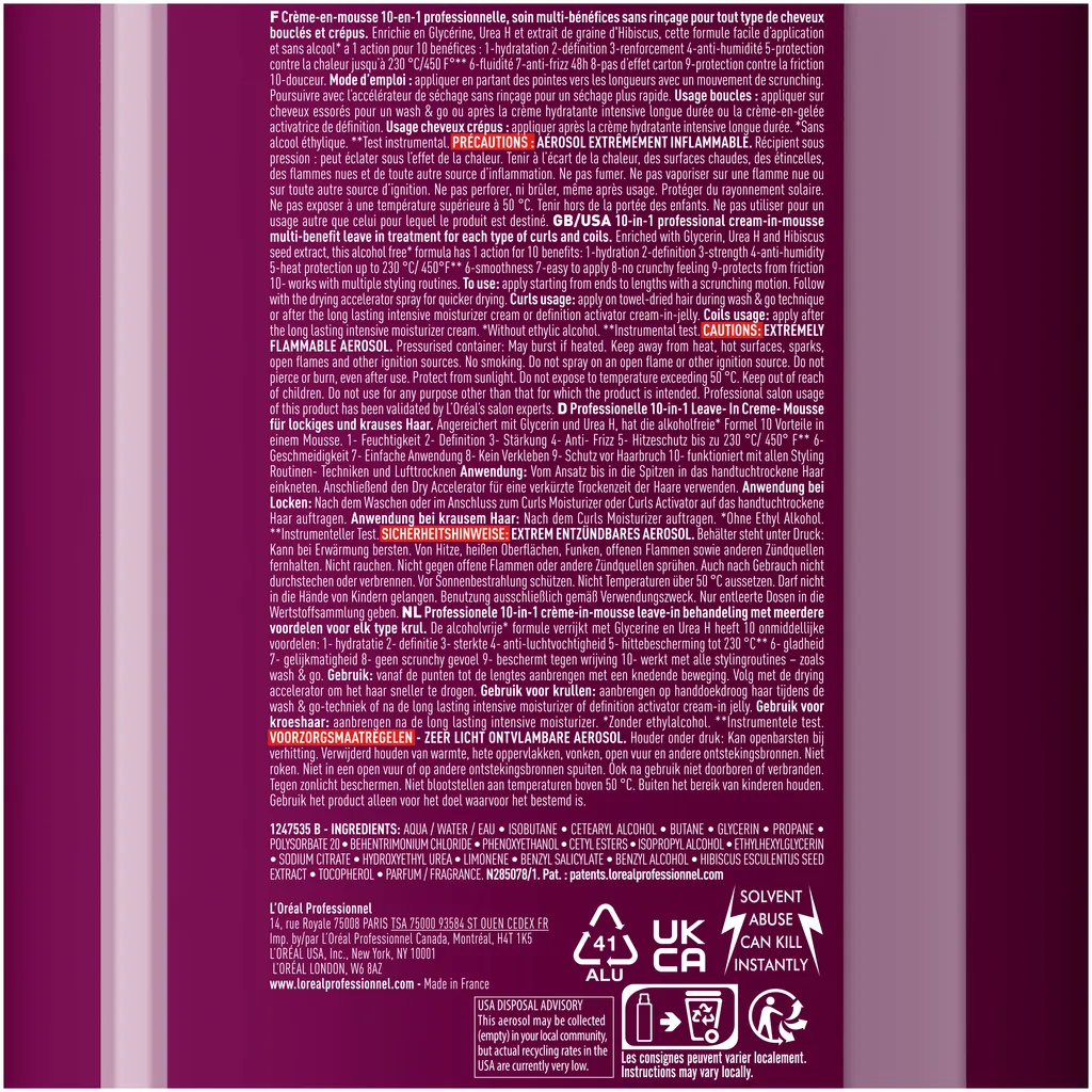 L'Oréal Serie Expert Curl Expression 10 in1 Cream- in-Mousse