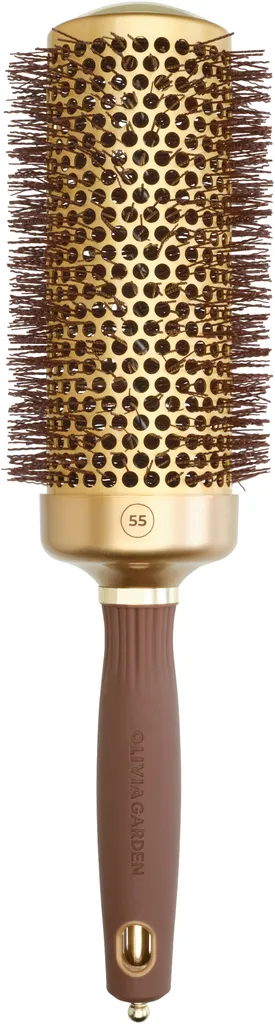 Olivia Garden Expert Blowout Speed Wavy Bristles Gold & Brown