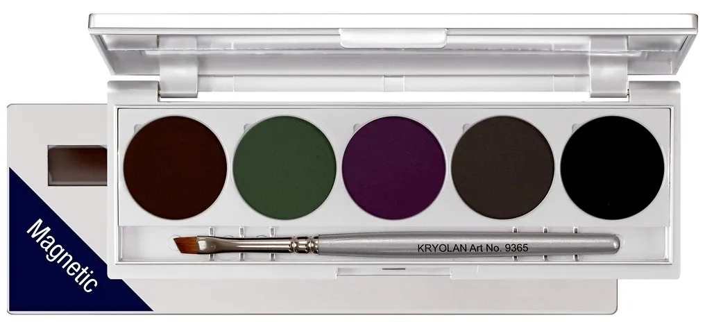 Kryolan Cake Eye Liner Set 5 Farben magnetisch