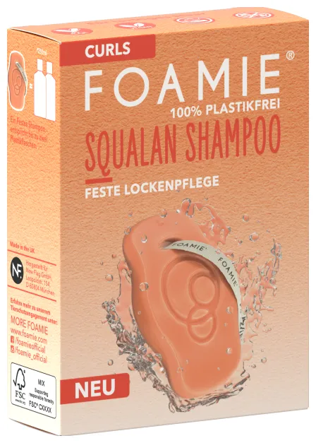 Foamie Festes Shampoo Squalan Feste Lockenpflege