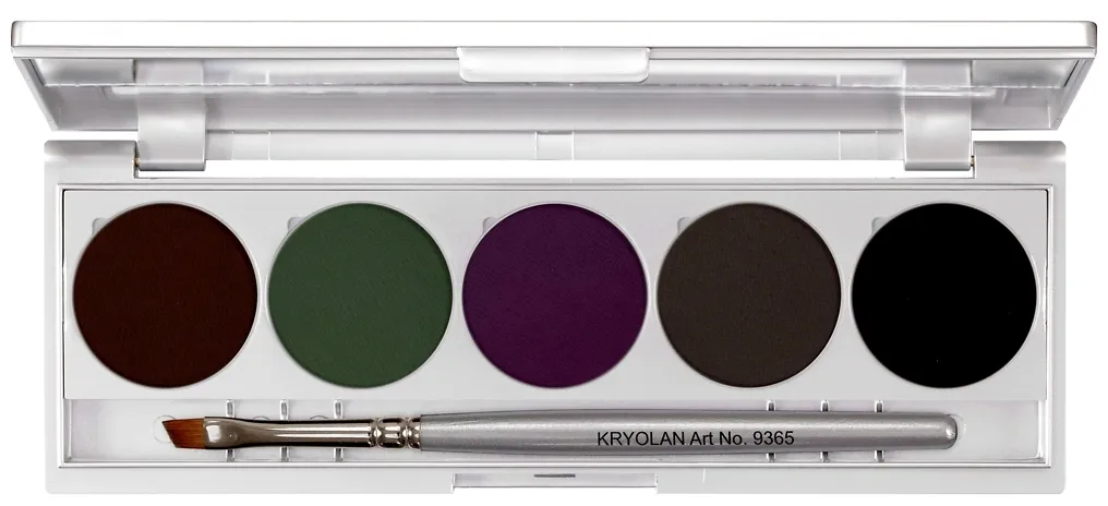 Kryolan Cake Eye Liner Set 5 Farben magnetisch