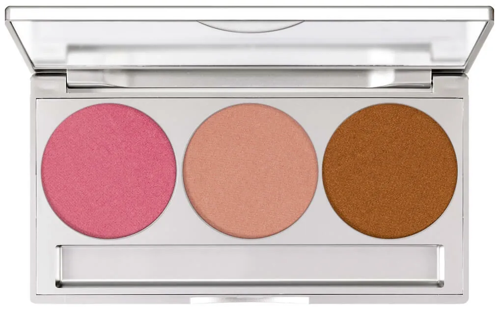 Kryolan Glamour Glow Palette Trio Set magnetisch