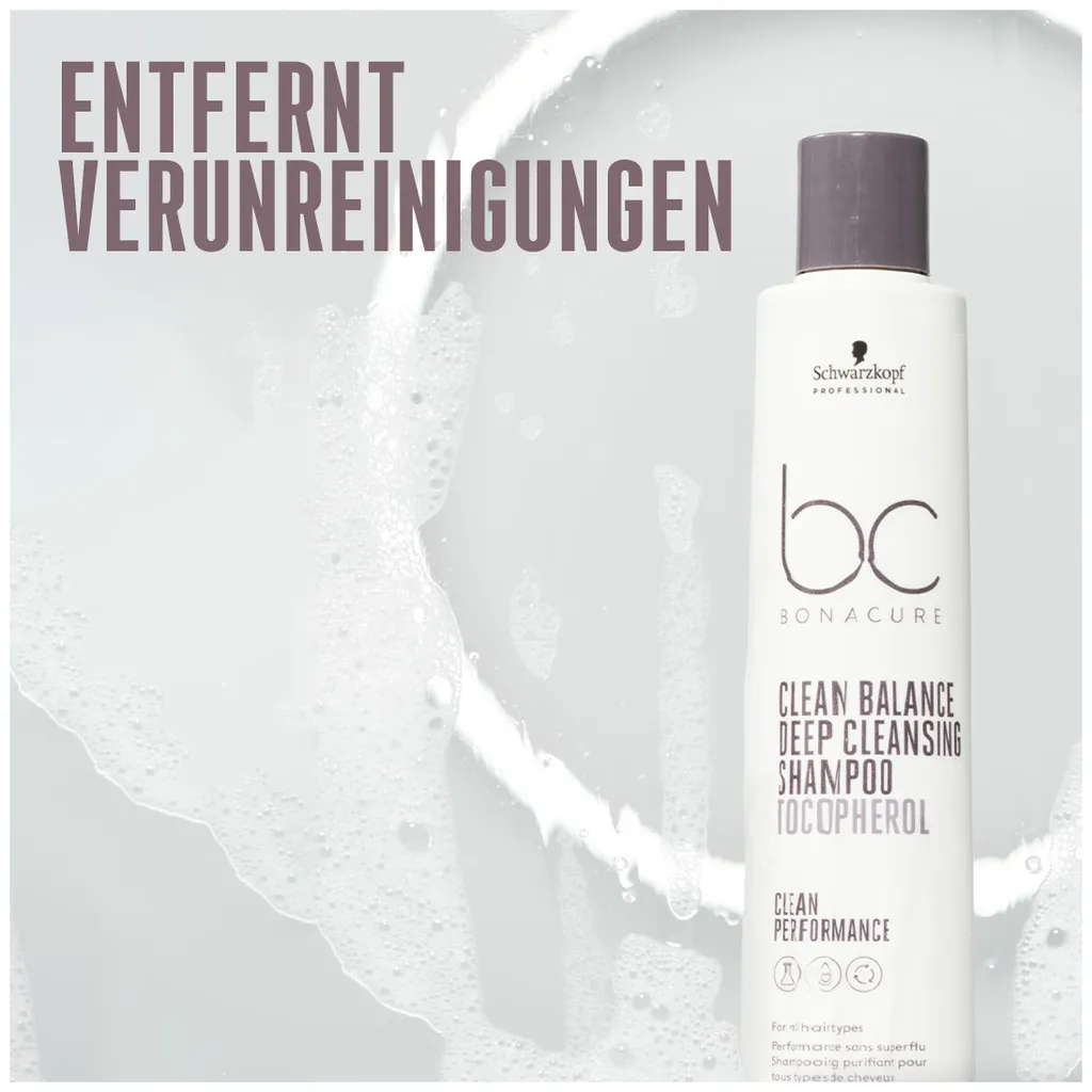 Schwarzkopf BC Bonacure Clean Balance Deep Cleansing Shampoo