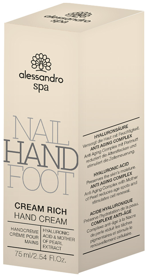 Alessandro Spa Hand Cream Rich
