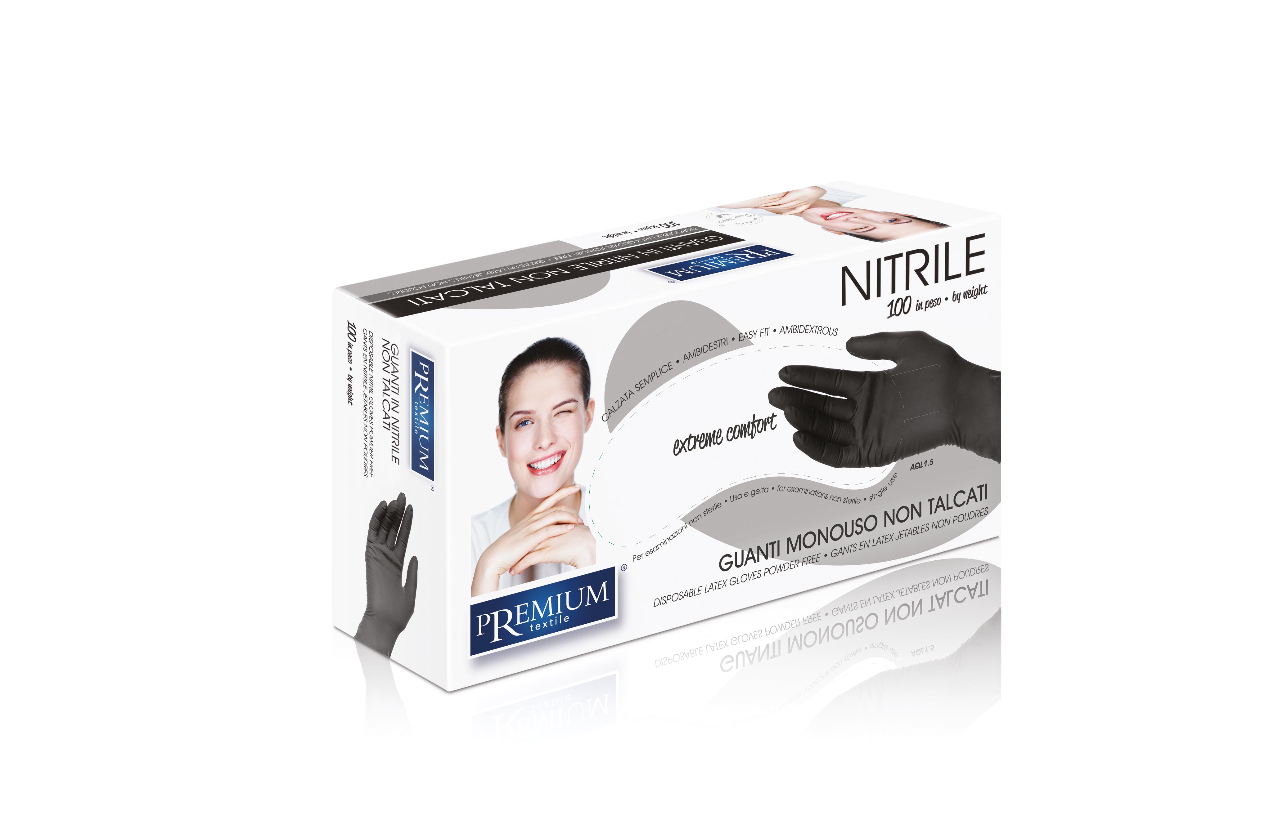 Xanitalia Nitril Handschuhe Puderfrei Größe: S