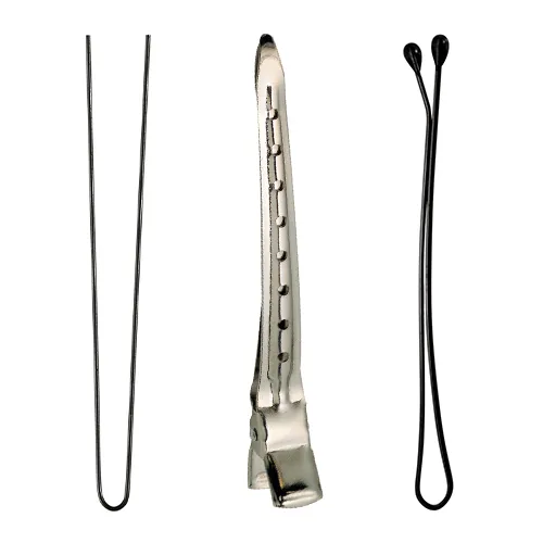 Drei unterschiedliche Haarclips