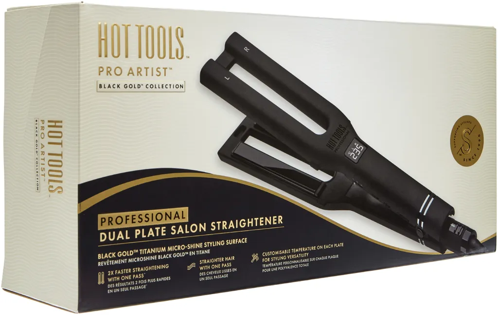 Hot Tools Professional Black Gold Dual Plate Glätteisen